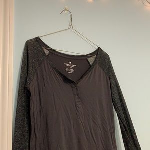 American Eagle sparkly long sleeve